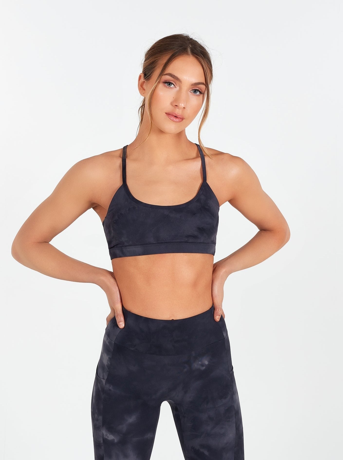 Cosmic Tie Dye Sports Bra With Removable Pads – Fityogi Activewear
