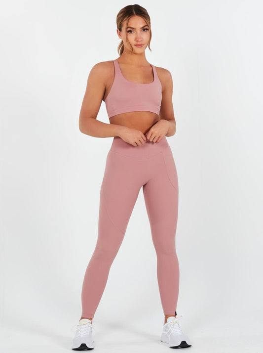 Lux High Waisted Leggings - Dusty Rose 1388