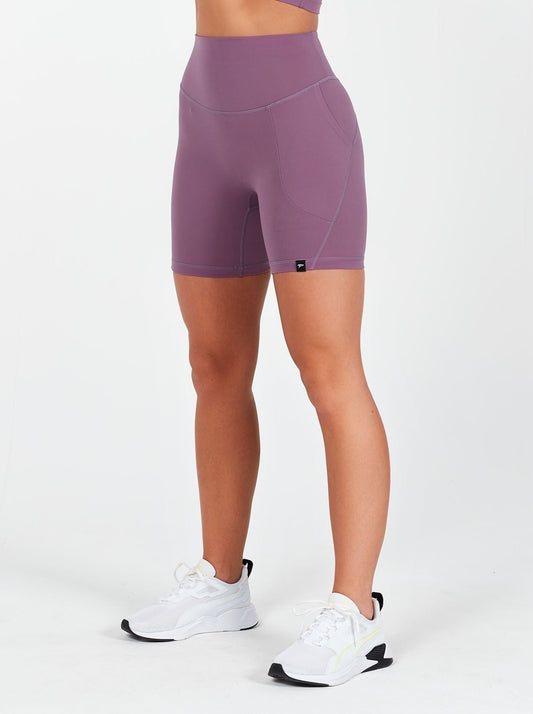 Lux High Waisted Shorts - Amethyst 1414