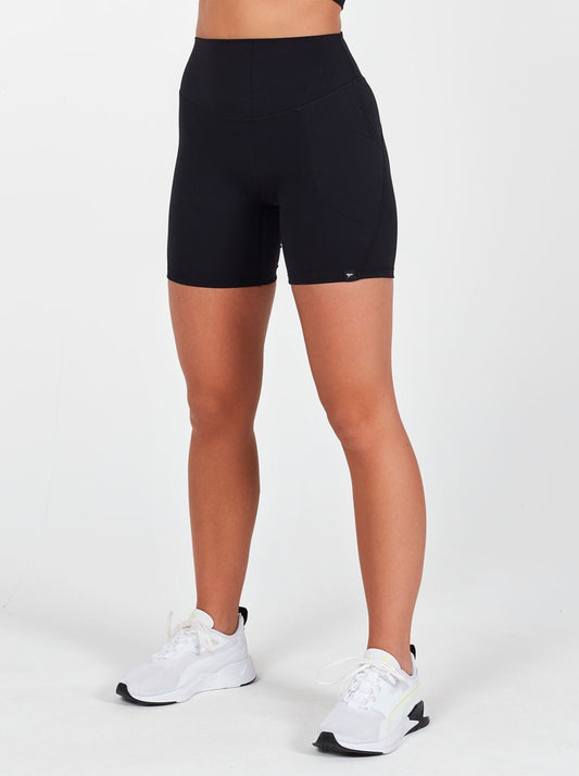 Lux High Waisted Shorts - Black 1413