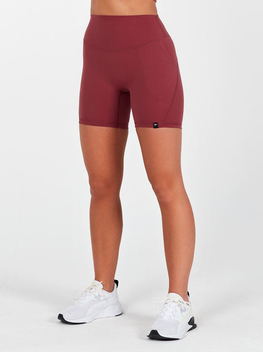 Lux High Waisted Shorts  - Blush 1413