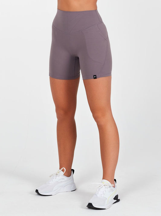 Lux High Waisted Shorts - Moon Rock 1413